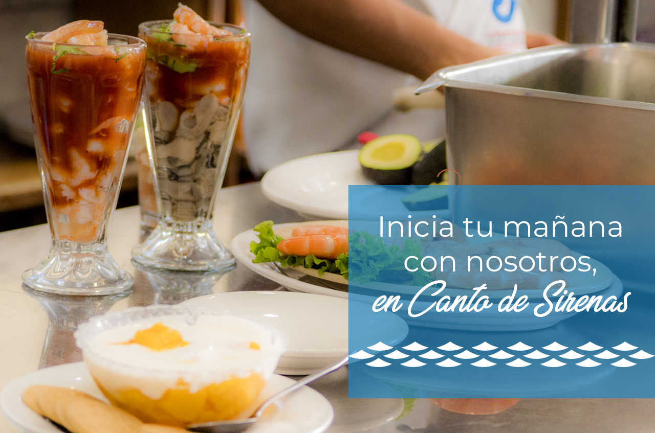 Inicia tu mañana con nosotros, en Canto de Sirenas