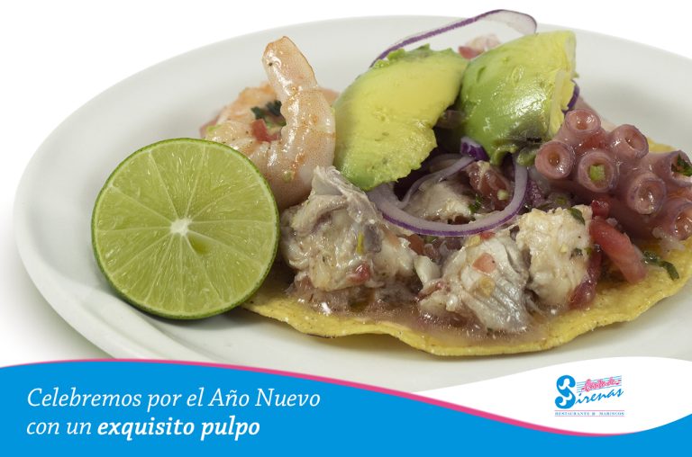 Celebremos por el Año Nuevo con un exquisito pulpo