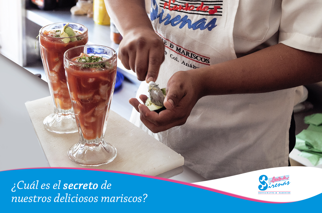 Cuál es el secreto de nuestros deliciosos mariscos? ¡Amor! - El Canto de  Sirenas