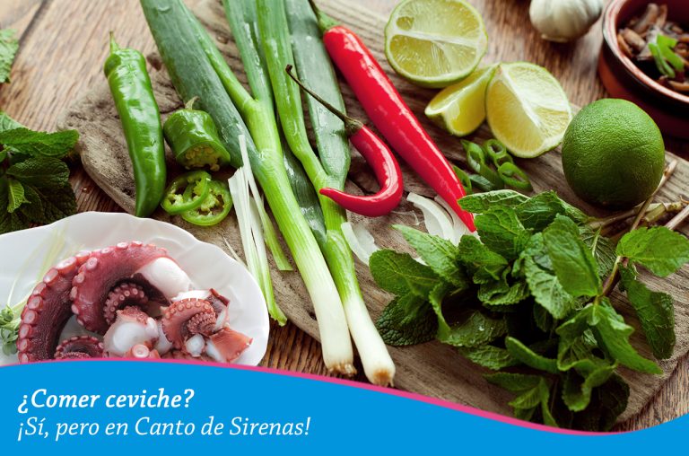 ¿Comer ceviche? ¡Sí, pero en Canto de Sirenas!