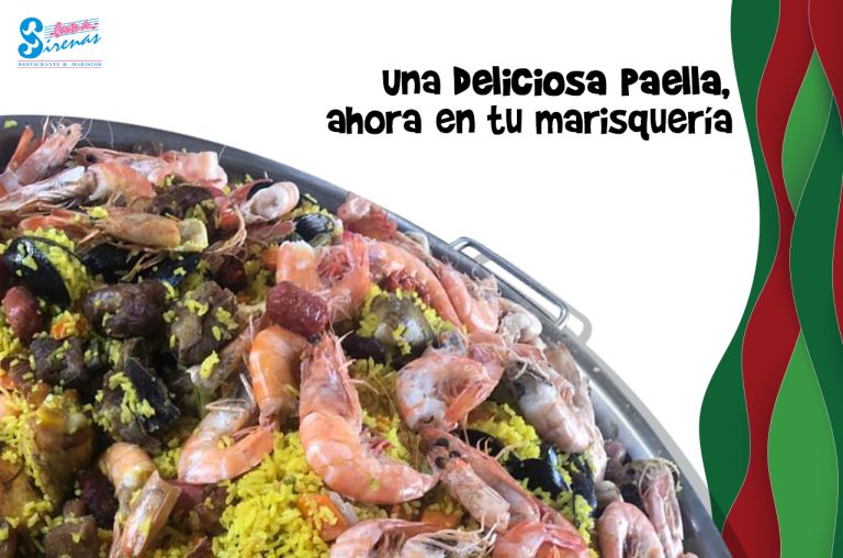 Una deliciosa paella, ahora en tu marisquería