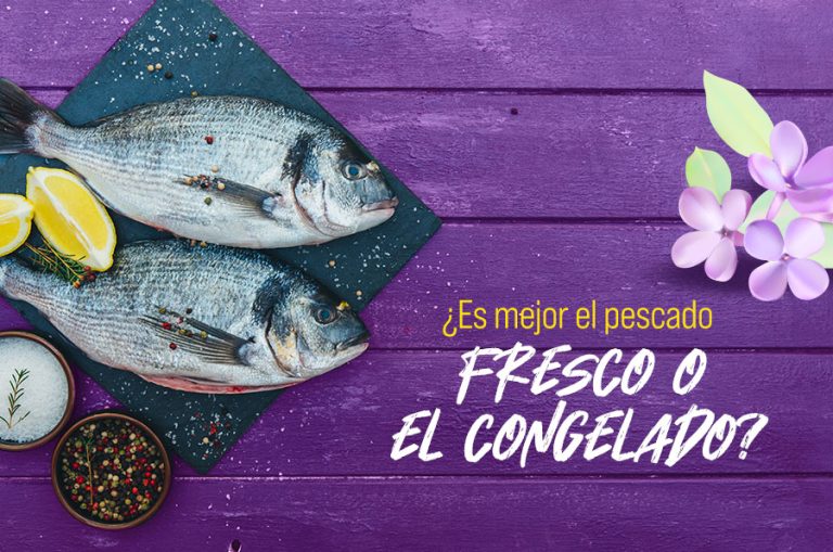 ¿Es mejor el pescado fresco o el congelado?