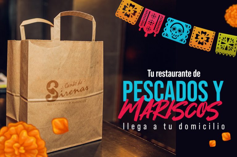 Tu restaurante de pescados y mariscos favorito llega a tu domicilio