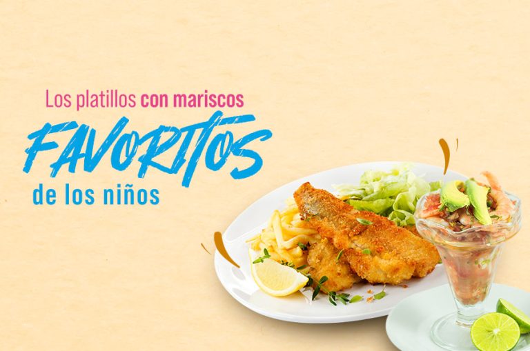 Los platillos con mariscos favoritos de los niños