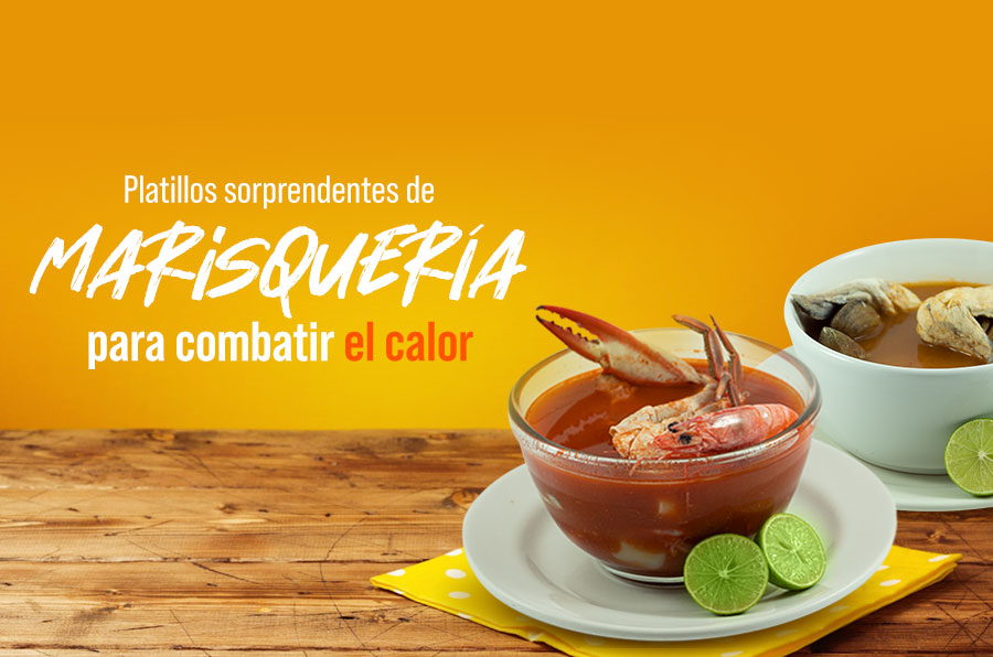 Platillos sorprendentes de marisquería para combatir el calor