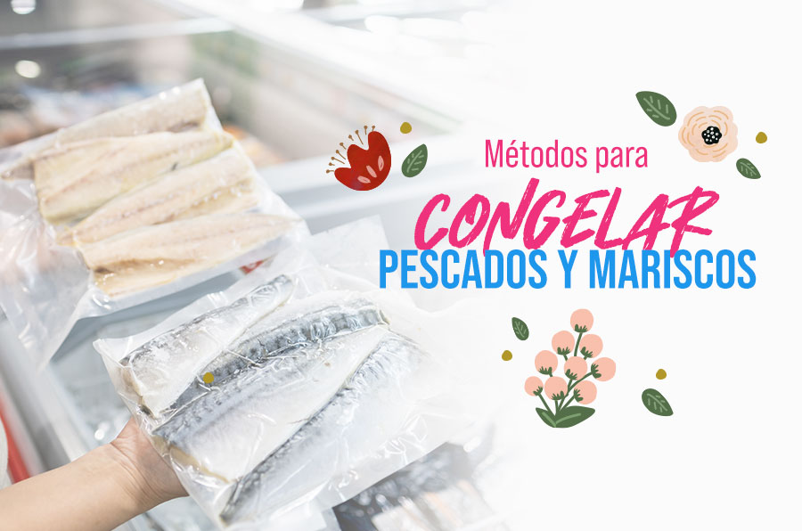 Métodos para congelar pescados y mariscos